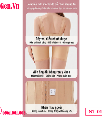 Gen nâng mông sau hút mỡ TP.HCM | Bodysuit định hình y khoa