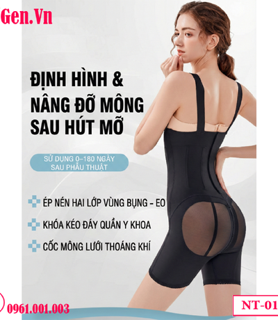 Gen nâng mông sau hút mỡ TP.HCM | Bodysuit định hình y khoa