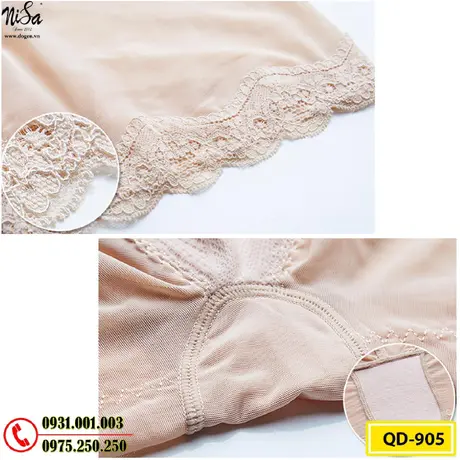 Quần Lót Gen Định Hình Chống Cuộn Thon Gọn Vòng Eo (Cod: QD-905)