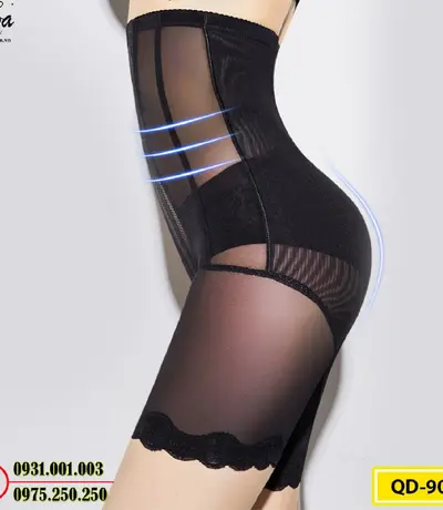 Quần Lót Gen Định Hình Chống Cuộn Thon Gọn Vòng Eo (Cod: QD-905)