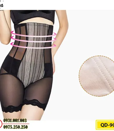 Quần Lót Gen Định Hình Chống Cuộn Thon Gọn Vòng Eo (Cod: QD-905)