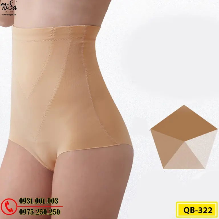 Quần Lót Định Hình - Quần Gen Nịt Bụng Chống Cuộn Thu Gọn Vòng Eo (Cod: QB-322)
