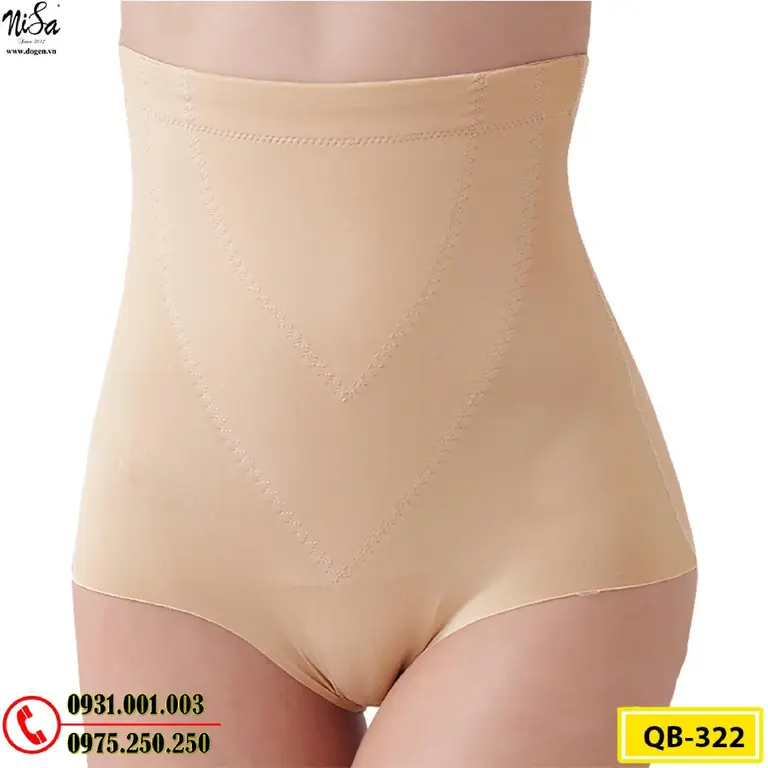 Quần Lót Định Hình - Quần Gen Nịt Bụng Chống Cuộn Thu Gọn Vòng Eo (Cod: QB-322)