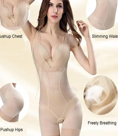 Đồ Lót Gen Định Hình Liền Thân Thu Gọn Vòng Eo