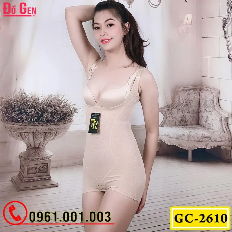 Bộ Đồ Lót Gen Định Hình - Gen Nịt Bụng Thu Gọn Vòng Eo (Cod: GC-2610)