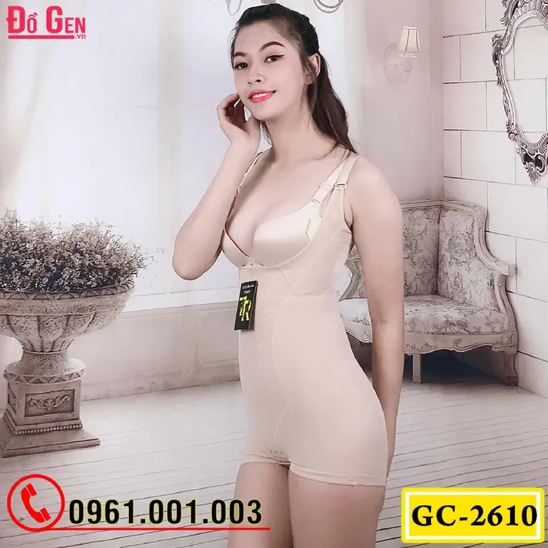Bộ Đồ Lót Gen Định Hình - Gen Nịt Bụng Thu Gọn Vòng Eo (Cod: GC-2610)