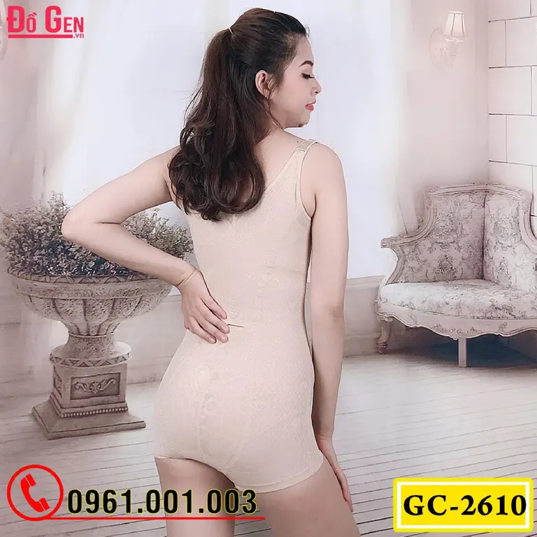 Bộ Đồ Lót Gen Định Hình - Gen Nịt Bụng Thu Gọn Vòng Eo (Cod: GC-2610)
