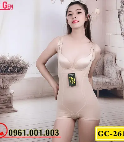 Bộ Đồ Lót Gen Định Hình - Gen Nịt Bụng Thu Gọn Vòng Eo (Cod: GC-2610)