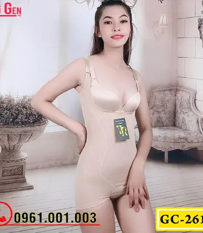 Bộ Đồ Lót Gen Định Hình - Gen Nịt Bụng Thu Gọn Vòng Eo (Cod: GC-2610)