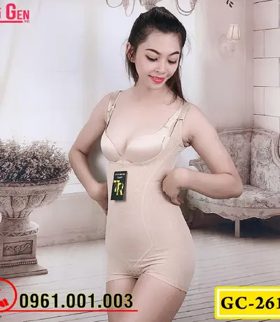 Bộ Đồ Lót Gen Định Hình - Gen Nịt Bụng Thu Gọn Vòng Eo (Cod: GC-2610)
