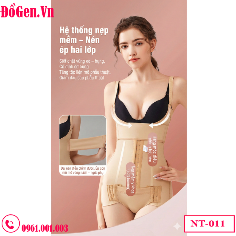 Gen Nịt Bụng Toàn Thân Sau Hút Mỡ NT-011: Siết Eo, Nâng Mông, Định Hình Vóc Dáng | DoGen.Vn
