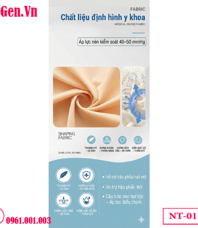 Gen Nịt Bụng Toàn Thân Sau Hút Mỡ NT-011: Siết Eo, Nâng Mông, Định Hình Vóc Dáng | DoGen.Vn