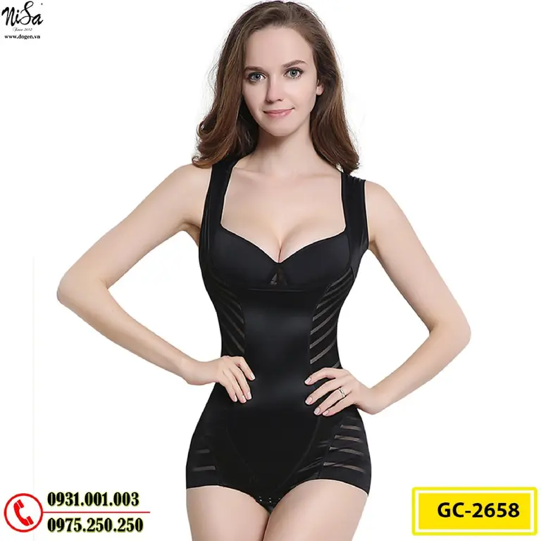 Bộ Đồ Lót Gen Định Hình Liền Thân Cao Cấp Thu Gọn Vòng Eo (Cod: GC-2658)