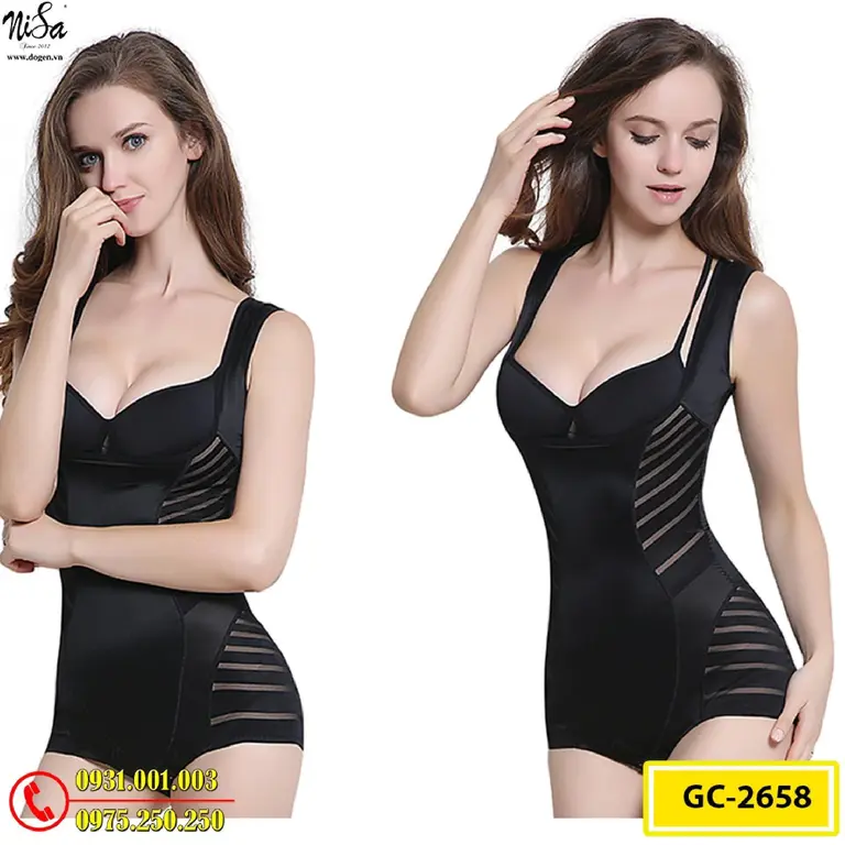 Bộ Đồ Lót Gen Định Hình Liền Thân Cao Cấp Thu Gọn Vòng Eo (Cod: GC-2658)