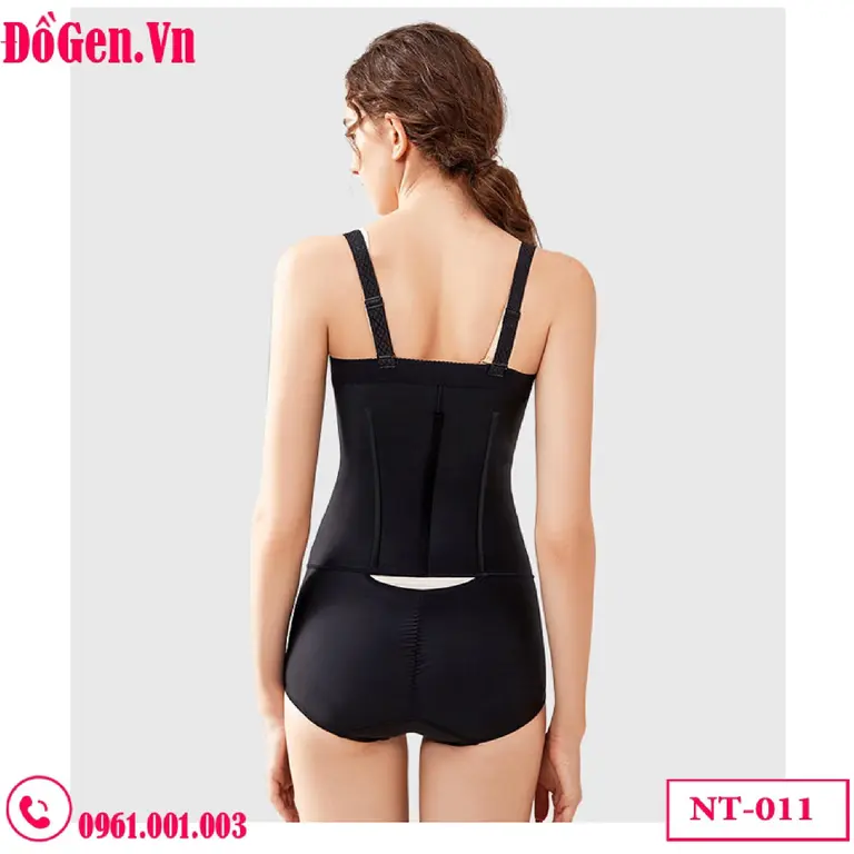 Gen định hình sau hút mỡ eo lưng bụng - Móc Cài Trước Siết Bụng Dưới, Mở Đáy Tiện Lợi | DoGen.Vn