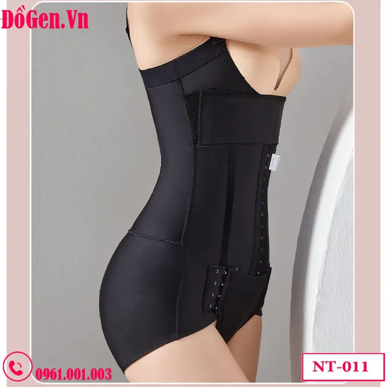 Gen định hình sau hút mỡ eo lưng bụng - Móc Cài Trước Siết Bụng Dưới, Mở Đáy Tiện Lợi | DoGen.Vn