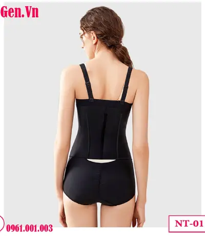 Gen định hình sau hút mỡ eo lưng bụng - Móc Cài Trước Siết Bụng Dưới, Mở Đáy Tiện Lợi | DoGen.Vn