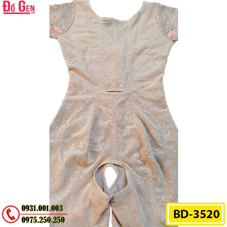 Bộ Đồ Lót Gen Định Hình Giúp Thon Gọn Eo Đùi (Cod: BD-3520)