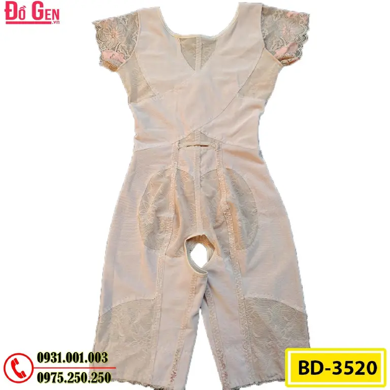 Bộ Đồ Lót Gen Định Hình Giúp Thon Gọn Eo Đùi (Cod: BD-3520)