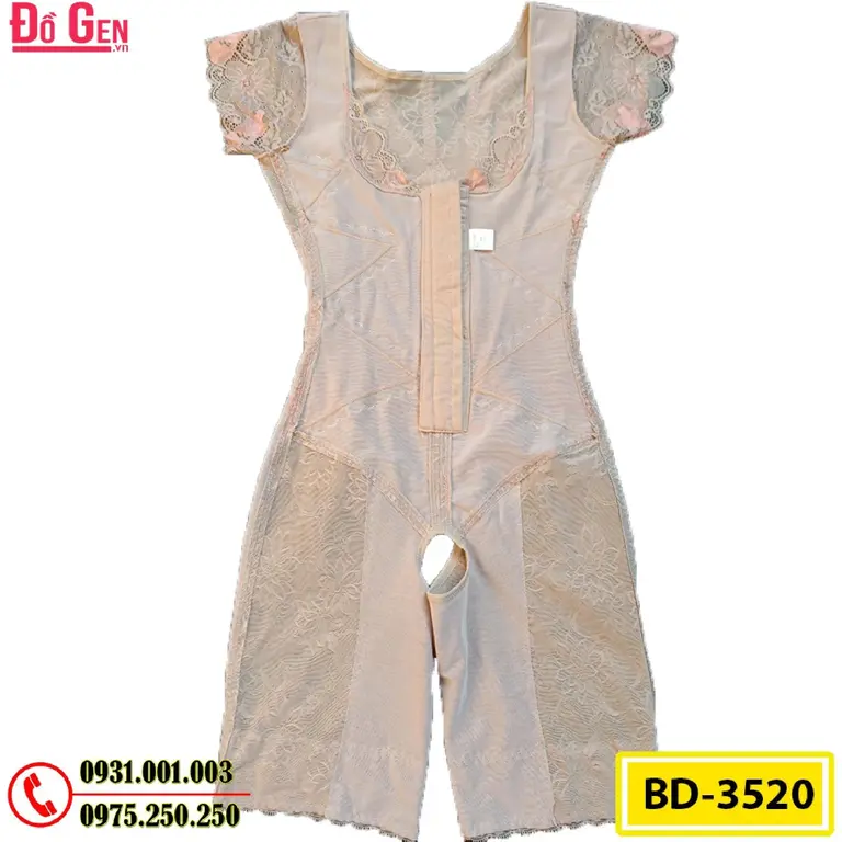 Bộ Đồ Lót Gen Định Hình Giúp Thon Gọn Eo Đùi (Cod: BD-3520)