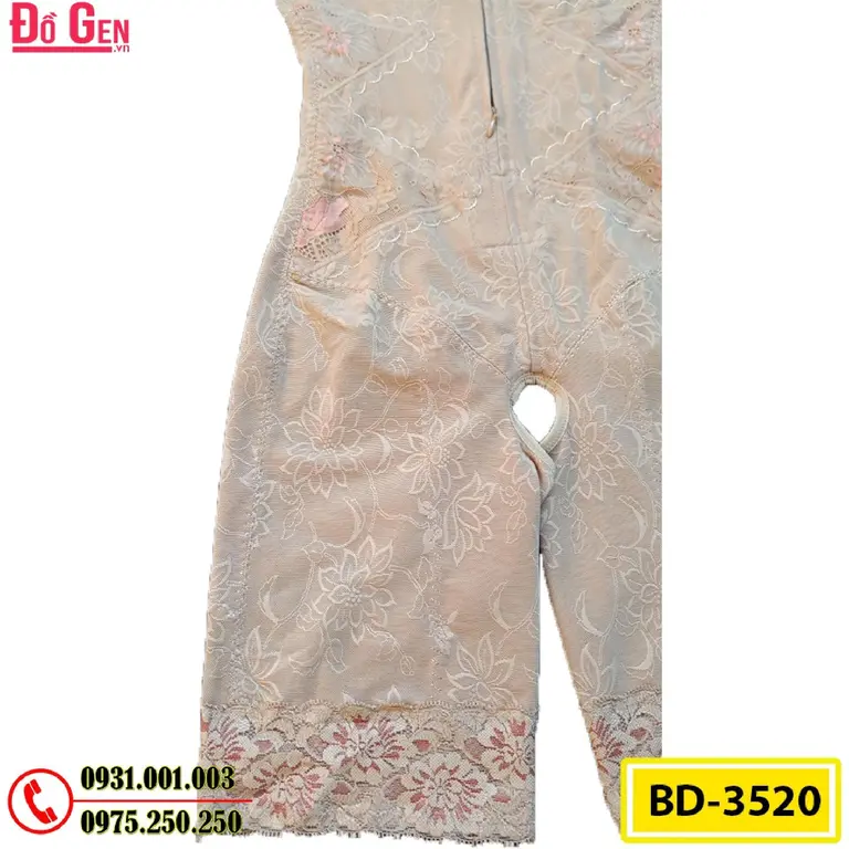 Bộ Đồ Lót Gen Định Hình Giúp Thon Gọn Eo Đùi (Cod: BD-3520)