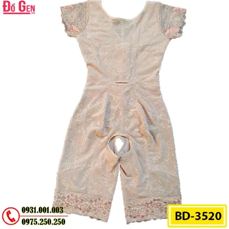 Bộ Đồ Lót Gen Định Hình Giúp Thon Gọn Eo Đùi (Cod: BD-3520)