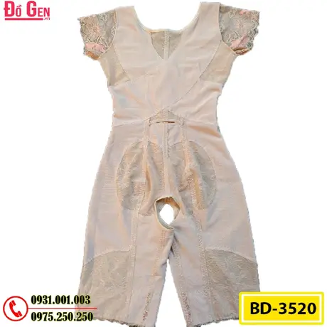 Bộ Đồ Lót Gen Định Hình Giúp Thon Gọn Eo Đùi (Cod: BD-3520)