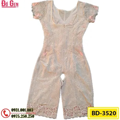 Bộ Đồ Lót Gen Định Hình Giúp Thon Gọn Eo Đùi (Cod: BD-3520)