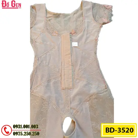 Bộ Đồ Lót Gen Định Hình Giúp Thon Gọn Eo Đùi (Cod: BD-3520)
