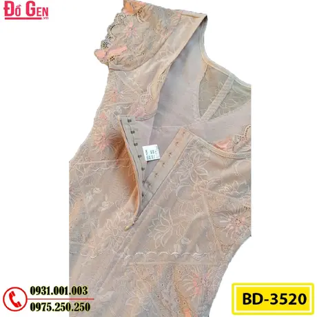 Bộ Đồ Lót Gen Định Hình Giúp Thon Gọn Eo Đùi (Cod: BD-3520)