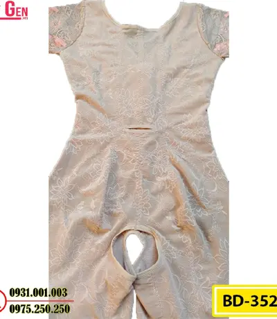 Bộ Đồ Lót Gen Định Hình Giúp Thon Gọn Eo Đùi (Cod: BD-3520)