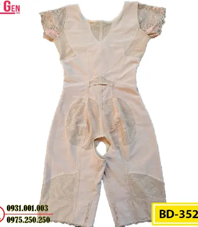 Bộ Đồ Lót Gen Định Hình Giúp Thon Gọn Eo Đùi (Cod: BD-3520)