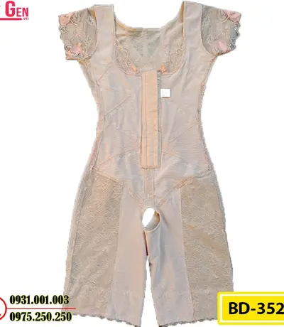 Bộ Đồ Lót Gen Định Hình Giúp Thon Gọn Eo Đùi (Cod: BD-3520)