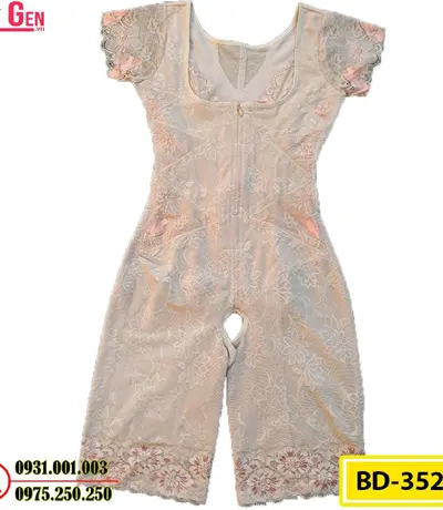 Bộ Đồ Lót Gen Định Hình Giúp Thon Gọn Eo Đùi (Cod: BD-3520)