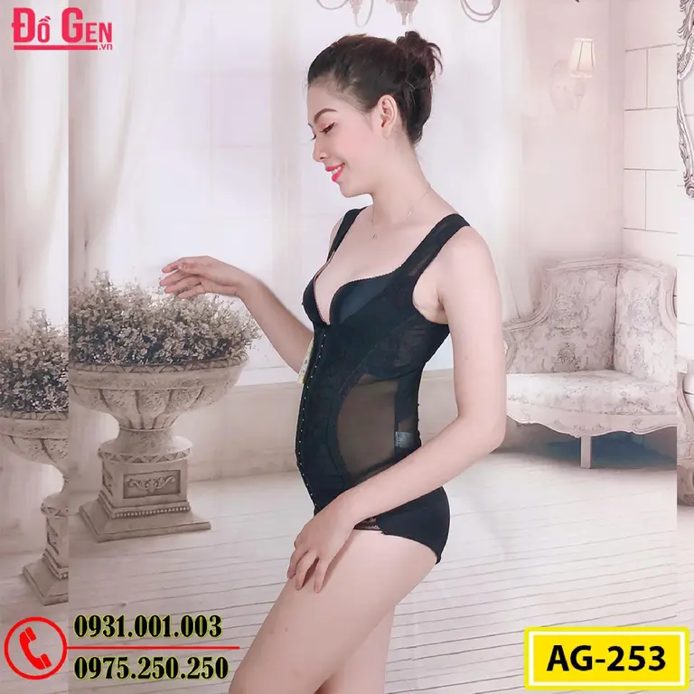 Gen Nịt Bụng - Áo Lót Gen Định Hình Cao Cấp Thu Nhỏ Vòng Eo (Cod: AG-253)