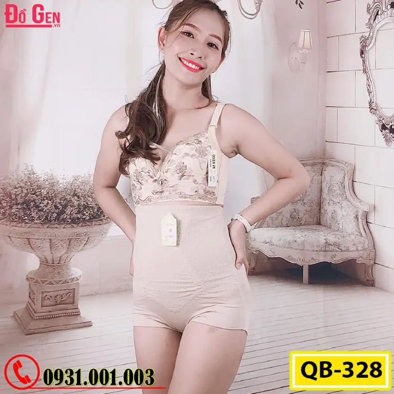 Quần Gen Lót Định Hình Chống Cuộn Cao Cấp Hỗ Trợ Giảm Cân (Cod: QB-328)