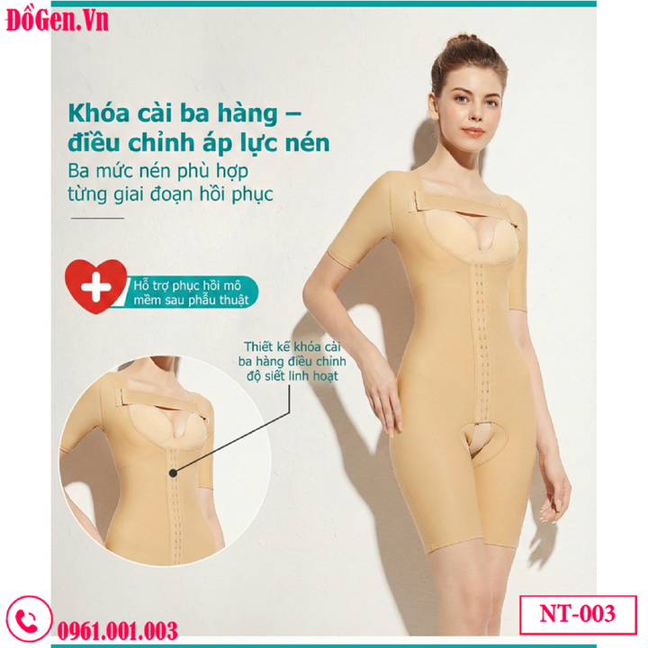 Gen Định Hình Toàn Thân Y Khoa NT-003 : Chuyên Dụng Sau Hút Mỡ & Phẫu Thuật | DoGen.Vn