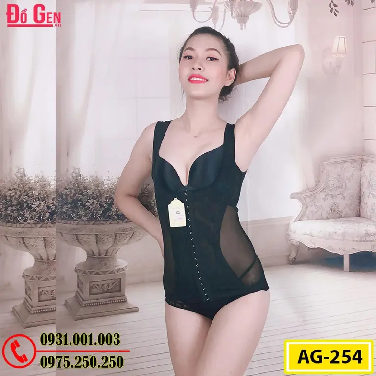 Áo Lót Gen Định Hình - Gen Nịt Bụng Thu Gọn Vòng Eo (Cod: AG-254)