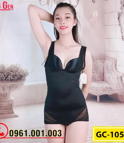 Bộ Đồ Lót Gen Định Hình - Gen Nịt Bụng Thu Gọn Vòng Eo (Cod: GC-1054)