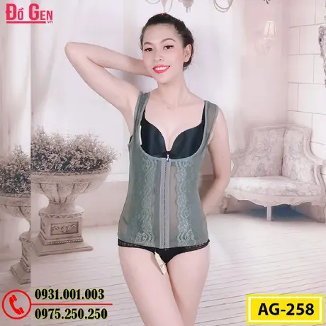 Áo Gen Định Hình - Áo Lót Nịt Bụng Định Hình Thu Gọn Vòng Eo (Cod: AG-258)