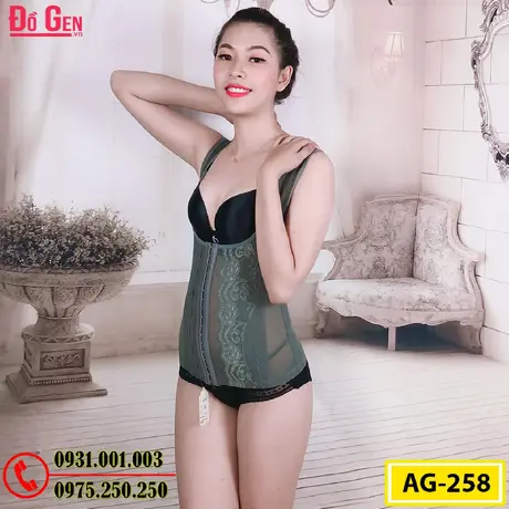 Áo Gen Định Hình - Áo Lót Nịt Bụng Định Hình Thu Gọn Vòng Eo (Cod: AG-258)