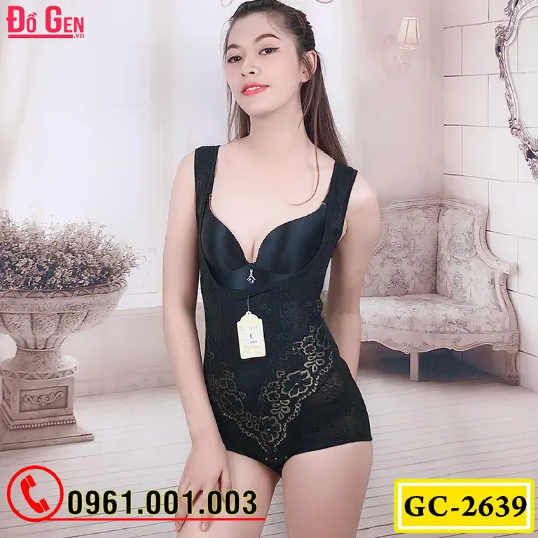 Bộ Đồ Lót Gen Định Hình - Gen Nịt Bụng Thu Gọn Vòng Eo (Cod: GC-2639)