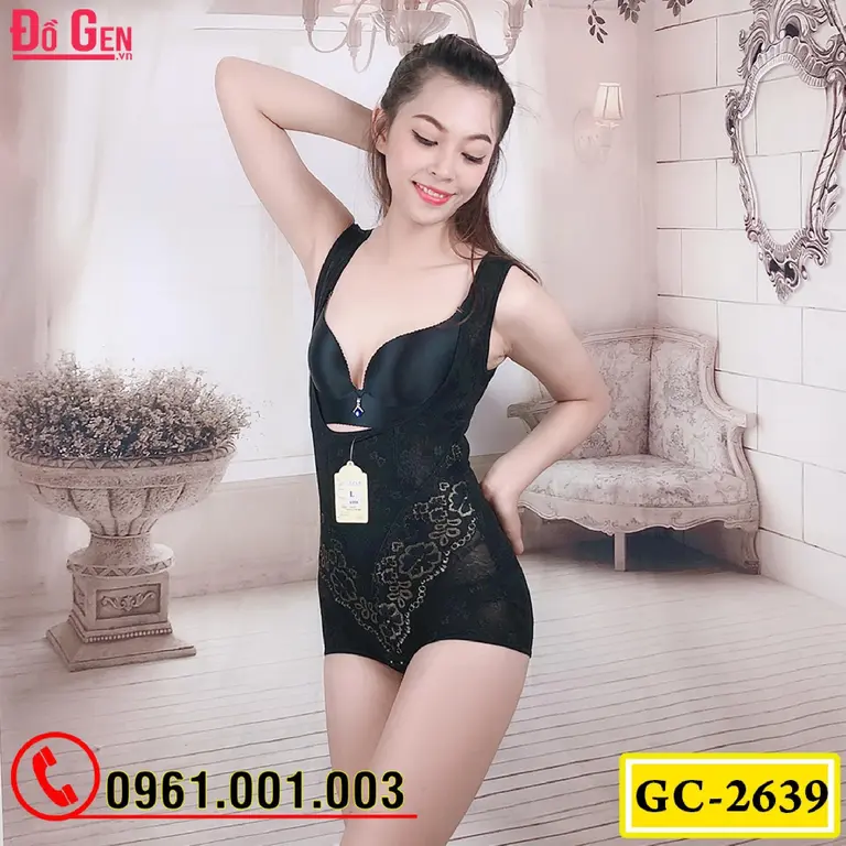 Bộ Đồ Lót Gen Định Hình - Gen Nịt Bụng Thu Gọn Vòng Eo (Cod: GC-2639)