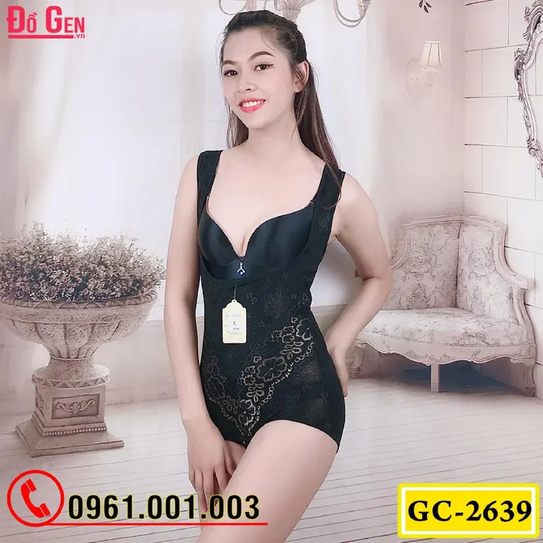 Bộ Đồ Lót Gen Định Hình - Gen Nịt Bụng Thu Gọn Vòng Eo (Cod: GC-2639)