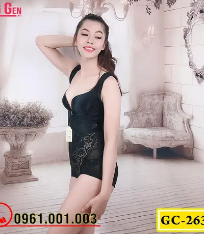 Bộ Đồ Lót Gen Định Hình - Gen Nịt Bụng Thu Gọn Vòng Eo (Cod: GC-2639)