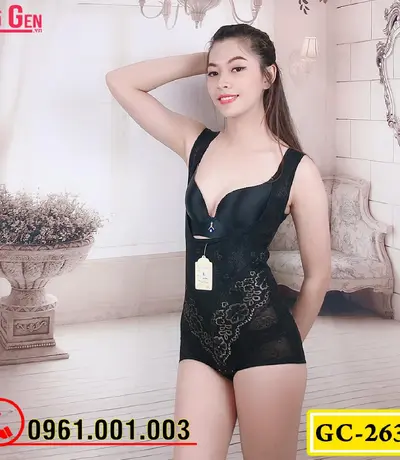 Bộ Đồ Lót Gen Định Hình - Gen Nịt Bụng Thu Gọn Vòng Eo (Cod: GC-2639)