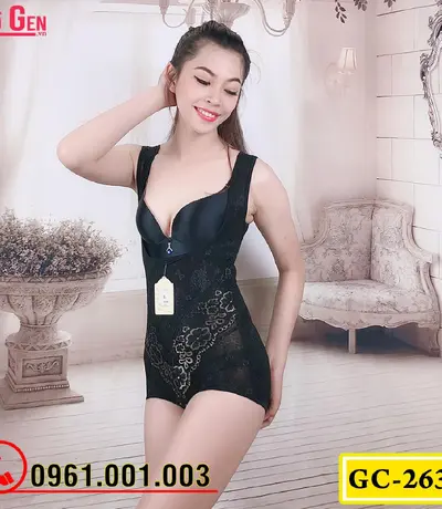 Bộ Đồ Lót Gen Định Hình - Gen Nịt Bụng Thu Gọn Vòng Eo (Cod: GC-2639)
