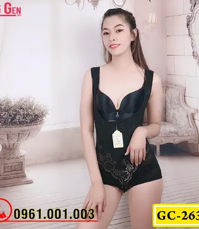Bộ Đồ Lót Gen Định Hình - Gen Nịt Bụng Thu Gọn Vòng Eo (Cod: GC-2639)