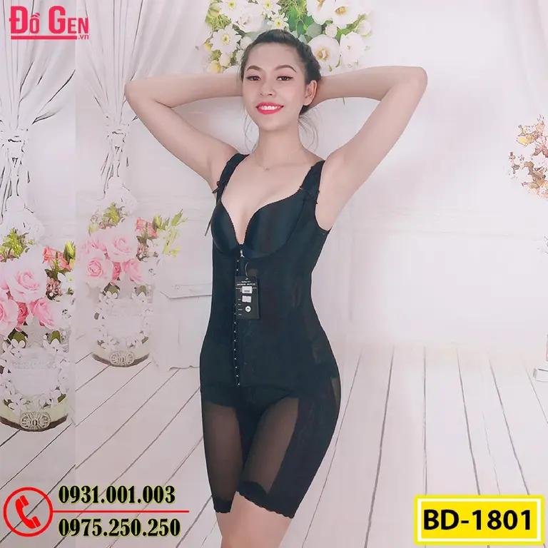Bộ Đồ Lót Định Hình - Đồ Gen Định Hình Cao Cấp Giảm Bụng Thon Eo (COD: BD-1801)