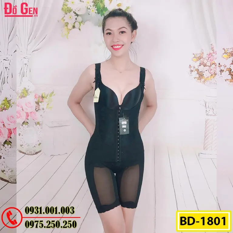 Bộ Đồ Lót Định Hình - Đồ Gen Định Hình Cao Cấp Giảm Bụng Thon Eo (COD: BD-1801)